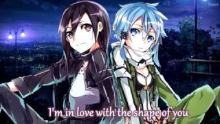 Nightcore - Shape of You (Switching Vocals) - (Lyr