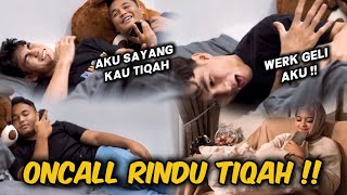 ONCALL DENGAN TIQAH SAMPAI TERTIDUR !! AUFAR GELI MENDENGAR !! 😂😂😂