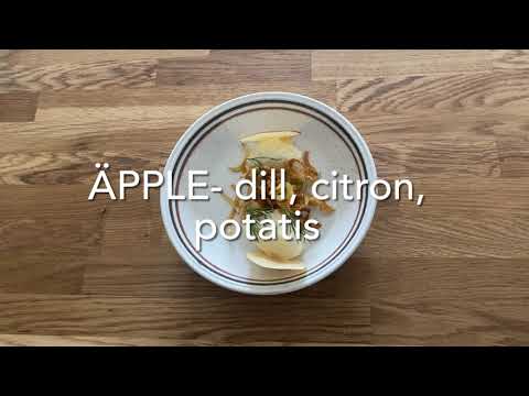 , title : 'ÄPPLE- dill, citron, potatis'