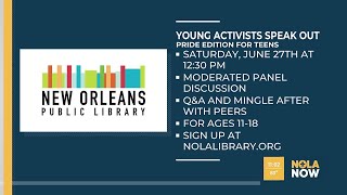 New Orleans Public Library announces upcoming programs, new pride month books