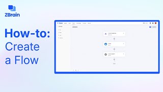 ZBrain Tutorial: How to Create a Flow