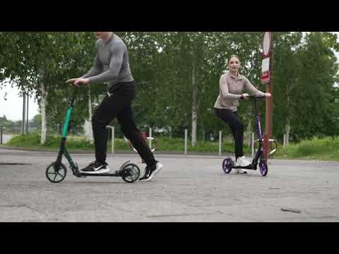 Koloběžka NILS Extreme HM124T s kotoučovou brzdou tyrkysová