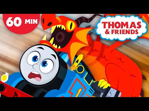 π² Epic Dragon Chase! | Thomas & Friends: All Engines Go! | 60+ Minutes! - Kids TV Series, Kingdom Kids Zone - Thomas & Friends