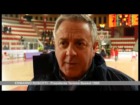 DERBY TERAMO BASKET - GIULIANOVA, LE INTERVISTE POST GARA A COACH BIANCHI E AL PRESIDENTE RUSCITTI