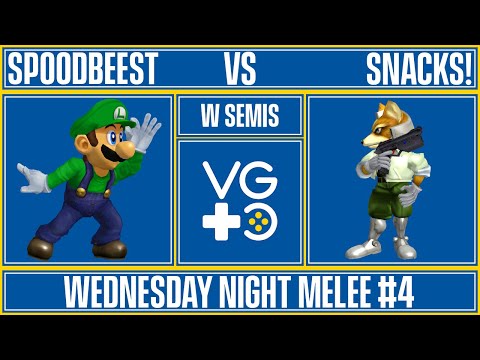 Wednesday Night Melee #4 - Winners Semis - Spoodbeest (Luigi) vs. Snacks! (Fox)