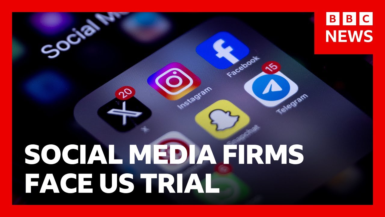 Social media firms face landmark trial in US | BBC News