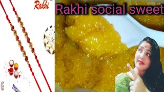 Rakhi special mithai/custard powder sweet/custard powder Halwa recipe/halwa recipe @Gunu's world