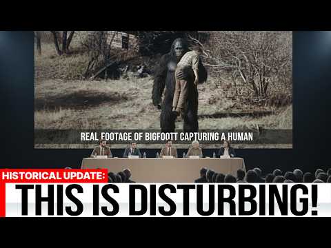 Helicopter Pilot Films MASSIVE BIGFOOT Carrying A Human Body