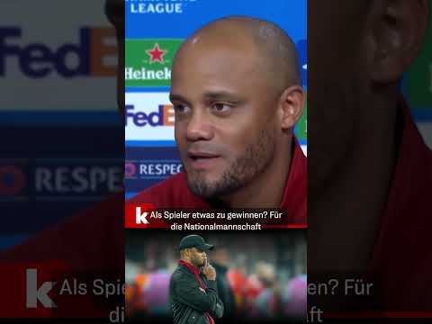 Bayern zu groß? Kompany gibt emotionale Antwort #shorts
