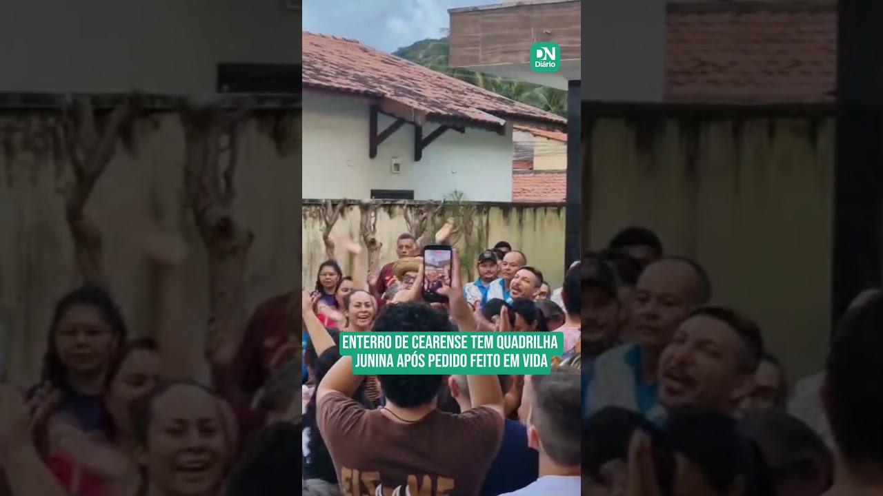 Imagem da notícia 'Meu coração é cheio de bandeirinhas': professora cearense é velada ao som de quadrilha junina