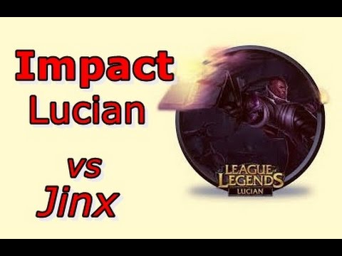 LOL Pro - SKT T1 Impact Lucian vs Jinx - Korea SoloQ - Highlights