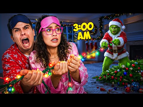 NEVER HAVE A CHRISTMAS SLEEPOVER AT 3:00 AM, THE GRINCH APPEARED!