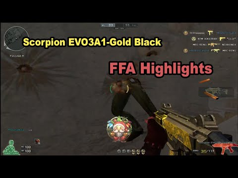 CFPH: Scorpion EVO3A1-Gold Black | FFA Highlights -RhodosG3rund