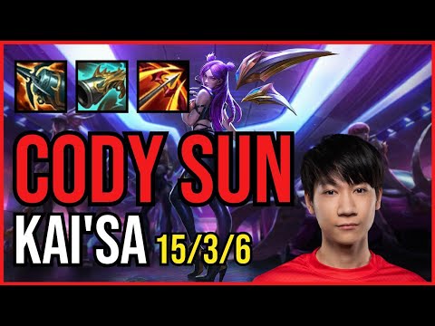 CODY SUN - KAI'SA vs DRAVEN ADC - NA Challenger - Patch 11.5