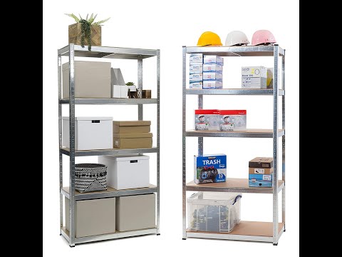 5 Tier Racking Shelves Assembly - RS90 - Denny Shop UK