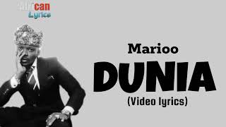 Download lagu Dunia by Marioo (Video lyrics) #dunia #africanlyrics #godson mp3 Download lagu Dunia by Marioo (Video lyrics) #dunia #africanlyrics #godson mp3