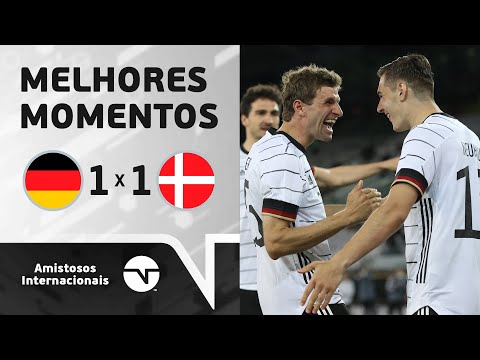 Gols e lances de Alemanha x Dinamarca