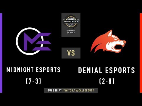 Midnight Esports vs Denial Esports | CWL Pro League 2019 | Cross-Division | Week 6 | Day 4