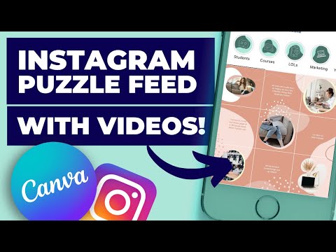 How To Make An Instagram Puzzle Feed in Canva