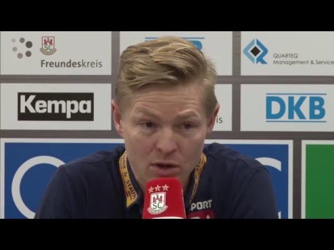14.02.2016 Die Pressekonferenz nach dem EHF-Spiel gg. Aalborg