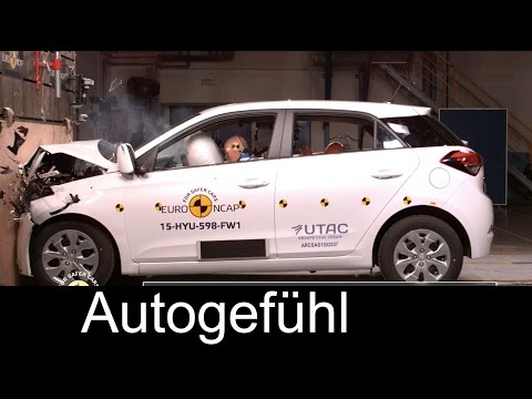 Hyundai i20 Crash Test 2015/2016 4 stars Euro NCAP - Autogefühl