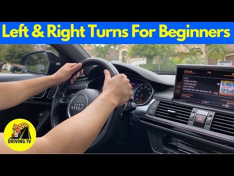 LEARN HOW TO TURN LEFT & RIGHT (For Beginner Drivers)