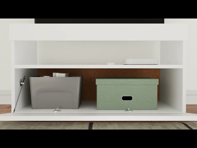 Video Teaser für 804392 vidaXL TV Cabinets 2 pcs with LED Lights White 75x35x40 cm