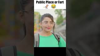 Public Place Or Fart 😂😂 | Deep Kaur | #comedy #girls #comedy #funny #shorts