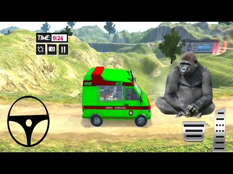 Animal Ambulance Rescue Simulator - Emergency Van Offroad Driver 3D - Android GamePlay