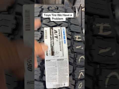 Toyo Tire We Have A Problem