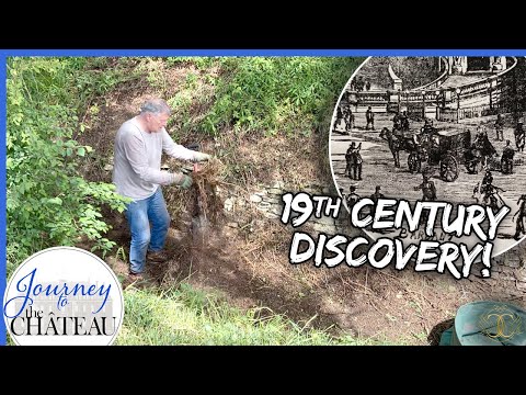 Clearing out the CHATEAU MOAT and an AMAZING 19th Century DISCOVERY - Journey to the Château, Ep. 93