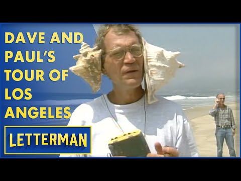 Dave and Paul's Tour Of Los Angeles | Letterman