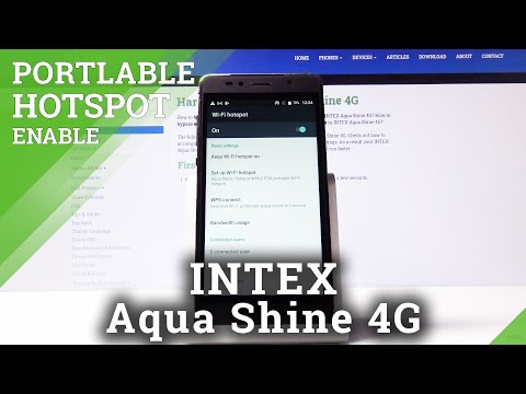 How to Activate Portable Hotspot in INTEX Aqua Shine 4G – Network Access Point