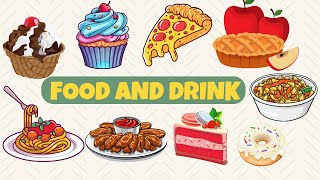 Learn Common Foods in English | Food Vocabulary for Kids