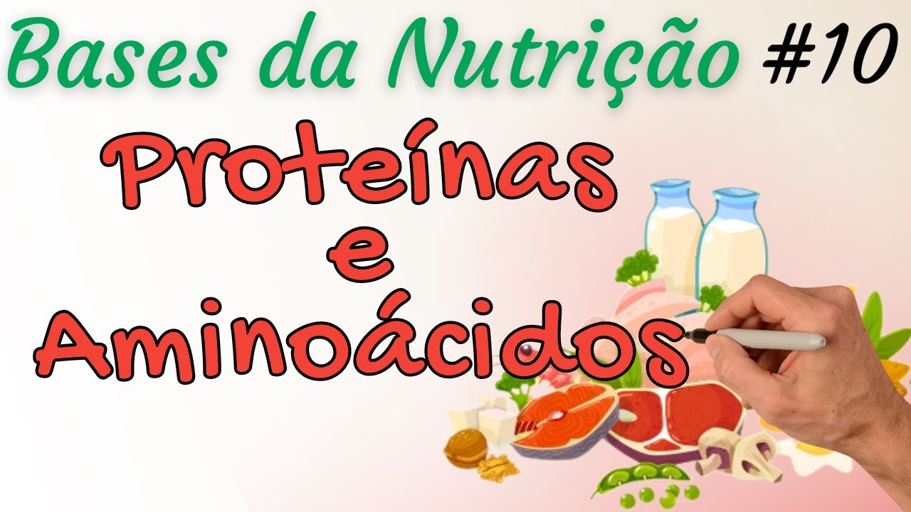 PROTEÍNAS: Estrutura e Função das PROTEÍNAS e Classificação dos AMINOÁCIDOS - Bases da Nutrição 10