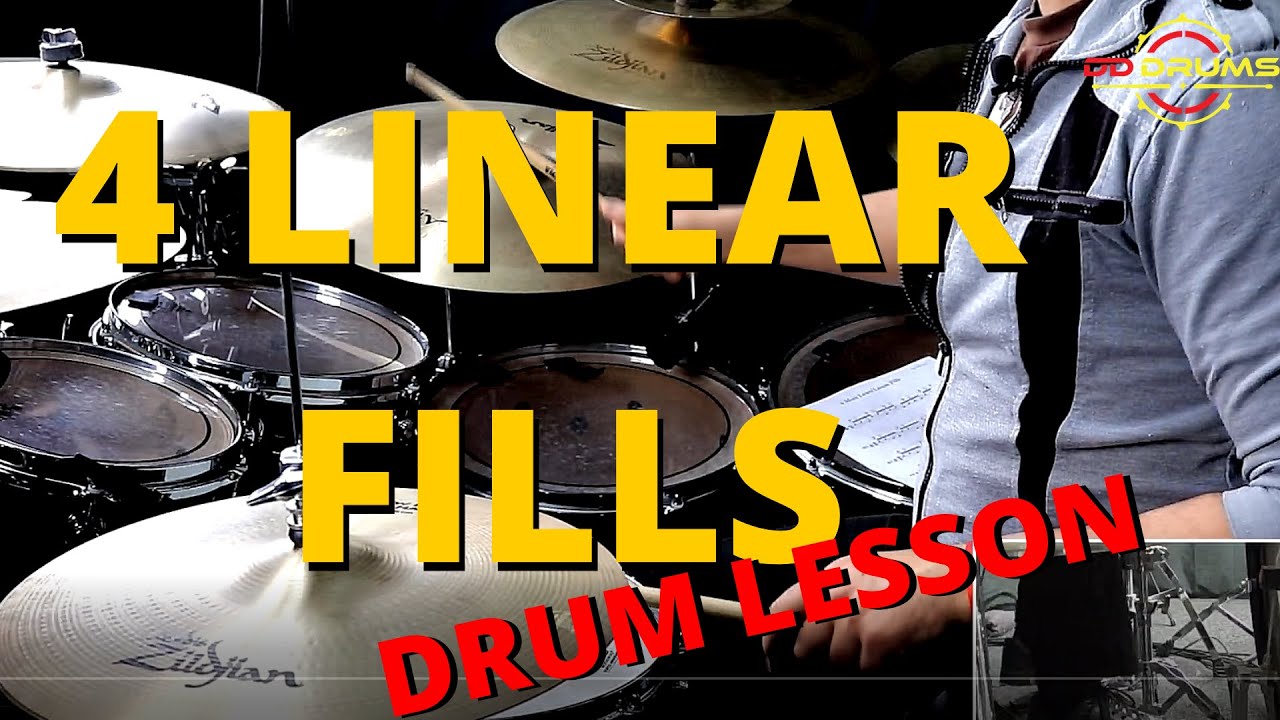 4 Must Learn Linear Fills - Drum Lesson
