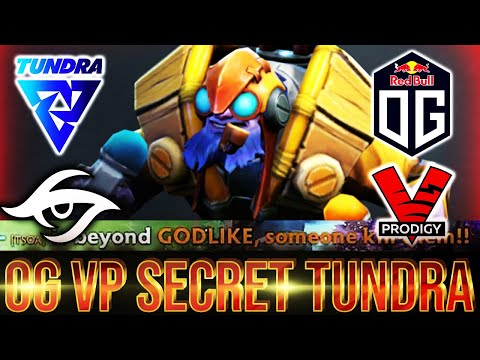 SECRET, VP, TUNDRA, OG - 4 TEAMS In One Game - Beyond Godlike Tinker by SumaiL Dota 2