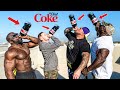 2 Liter Diet Coke Challenge (No Burp) - Kali Muscle + Big Boy + Chef Rush + Professor