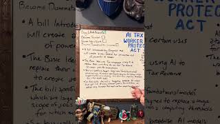 AI TAX & WORKER PROTECTION ACT #fyp #info #news #politics #fypage