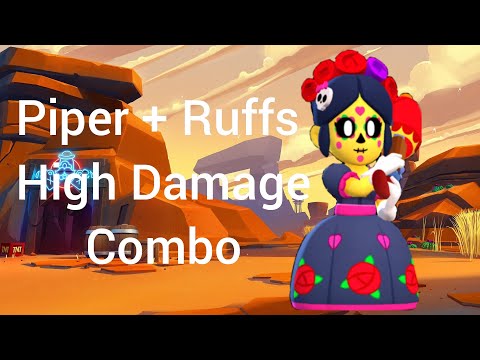 Brawl Stars Piper and Ruffs Damage Combo