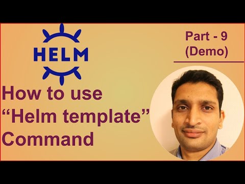 Helm template | How to use "helm template" command for your helm chart