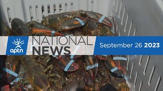 Aptn National News September 26, 2023 Bible Translated To Mohawk, Tracking Reconciliation