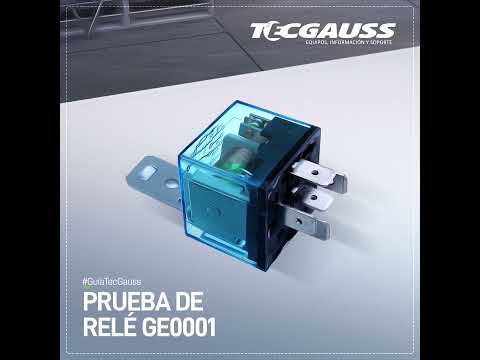 Prueba de relé en el equipo BT010