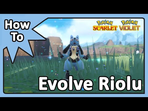 How to Evolve Riolu in Pokemon Scarlet and Violet - A tutorial