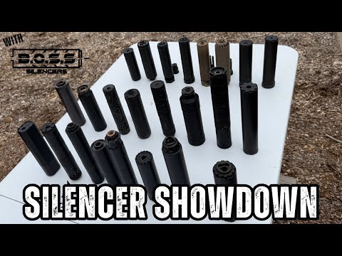 Ultimate Silencer Showdown with B.O.S.S. Silencers | 9mm, .300, 5.56 | Who Will Win?