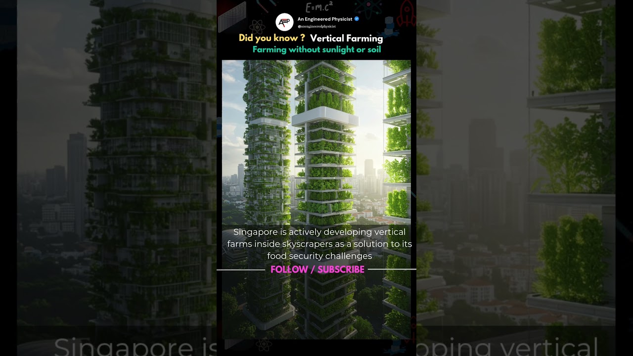 Farming in the Sky : Singapore's Vertical Farming