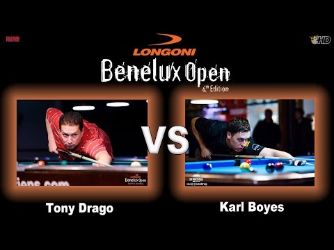 Longoni Benelux Open - Karl Boyes (ENG) vs Tony Drago (MLT) HD
