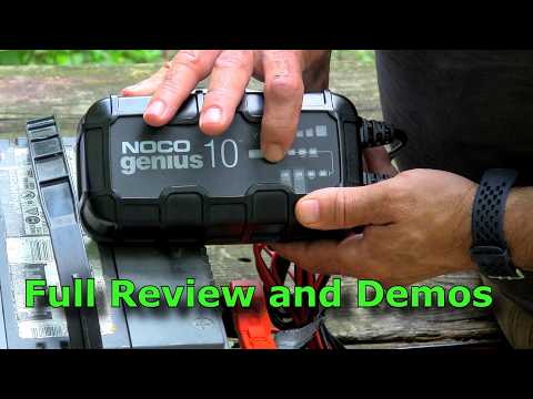 Noco Genius 10 Battery Charger and Conditioner Overview Tutorial and Tests