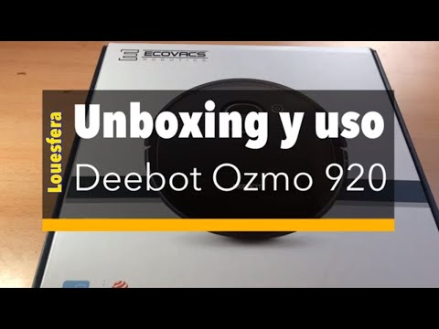 Unboxing, configuración y uso del Ecovacs Deebot Ozmo 920