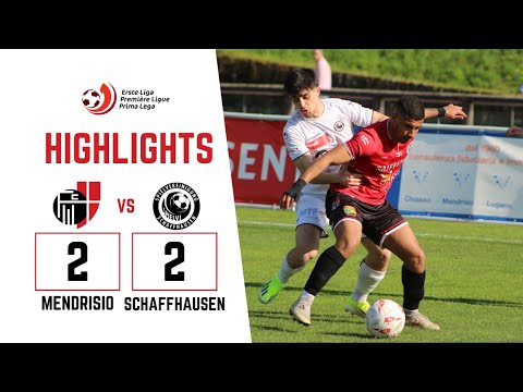 MENDRISIO-SCHAFFHAUSEN 2-2 | HIGHLIGHTS | La beffa si consuma nei recuperi | 05.04.2025 | Prima Lega